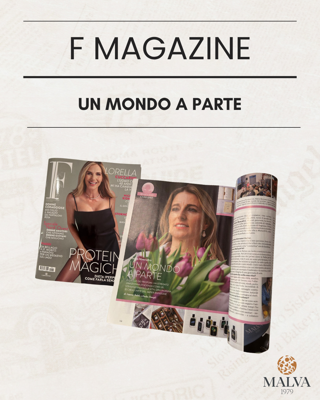 F magazine malva moncalvo
